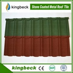 Stone coated metal roof tile