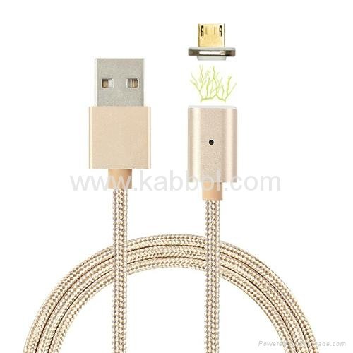 Premium Magnetic cable detachable magnetic micro USB cable micro sync cable