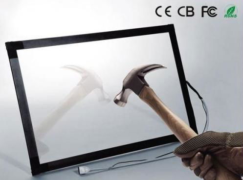 (12.1-85'')  65 inch  waterproof Aluminum frame  Infrared  touch screen