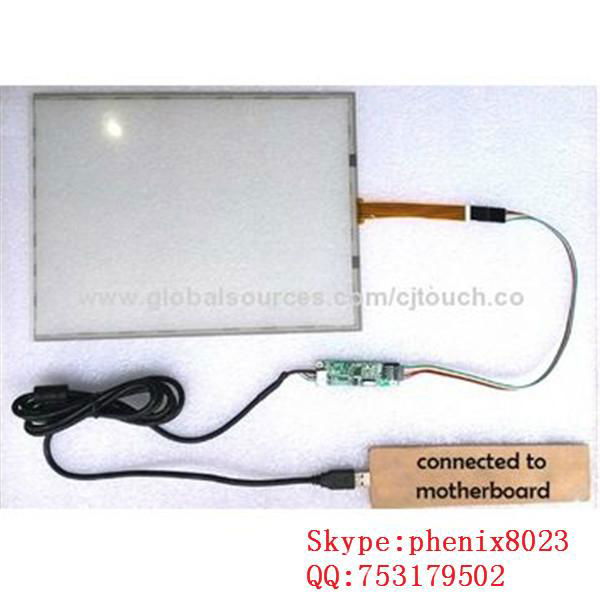 (10.4-22'') 19 inch  >80% Transparency anti-Dirt  resistive touch panel 3