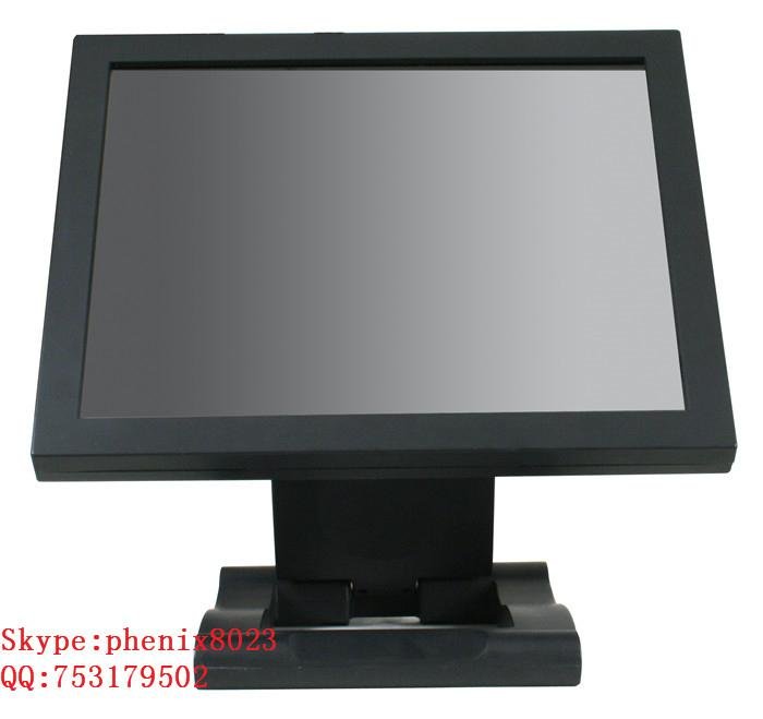19 inch desktop waterproof  anti-glarec SAW ELO  touch monitor