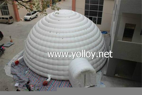 Dome building inflatable igloo tent 2