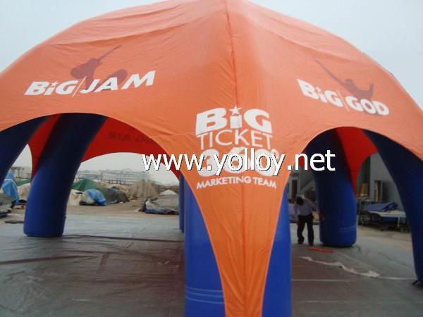 Inflatable spider dome for promotion event 2