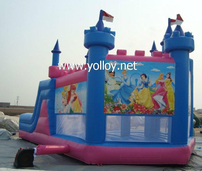 disney princess inflatable magic castle bed