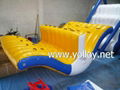 inflatable water totter slide floating climbing 2