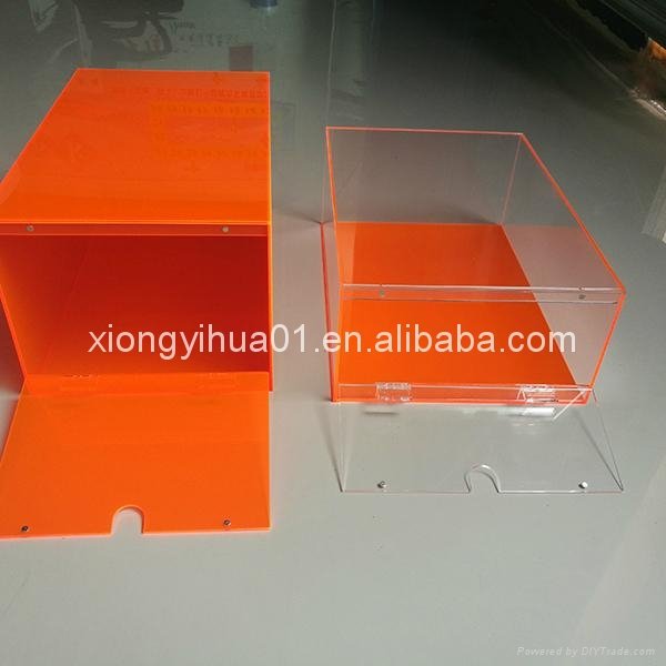 New Product Clear Acrylic Shoes Box Display Case For      Shoes Men 2