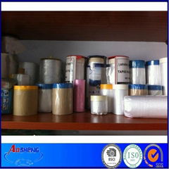 Disposable plastic masking film