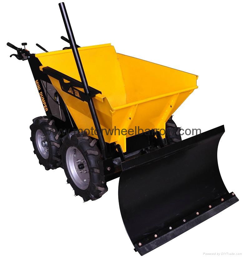 Garden Loader with Snow Plough 2