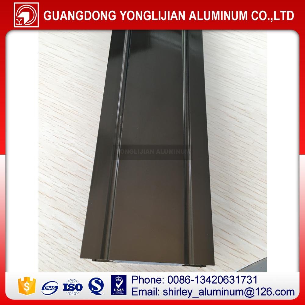 Anodized bronze aluminum extrusion profiles for window and door  3