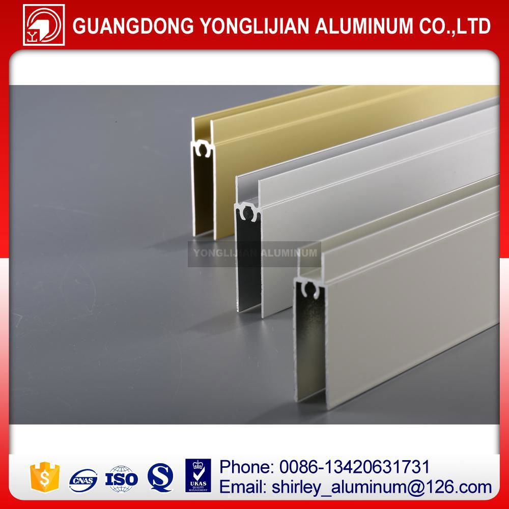 Aluminum extrusion profiles for closet door wardrobe door