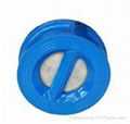 Wafer check valve Wafer swing no return