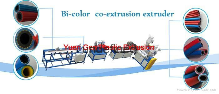 Bi-color, Bi-layer co-extrusion Plastic Extrusion Machinery 2