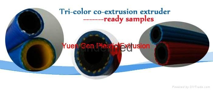 Bi-color, Bi-layer co-extrusion Plastic Extrusion Machinery 4