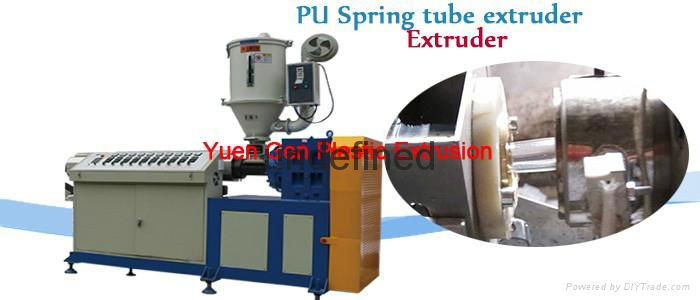 PU Spring tube Extrusion Machinery|PU SPring hose extruder