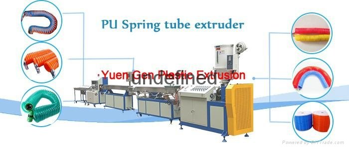 PU Spring tube Extrusion Machinery|PU SPring hose extruder 3
