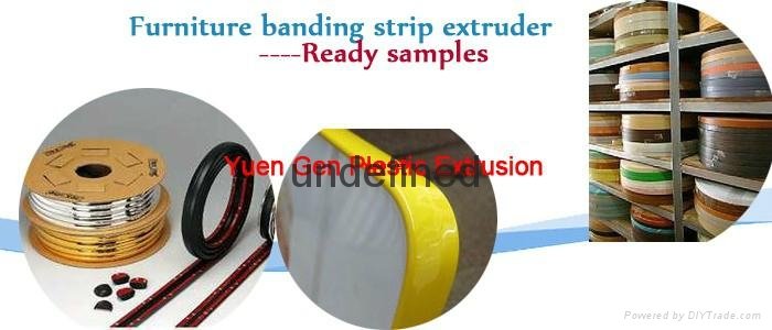Furniture edge banding strip Extrusion Product Line | Extruder