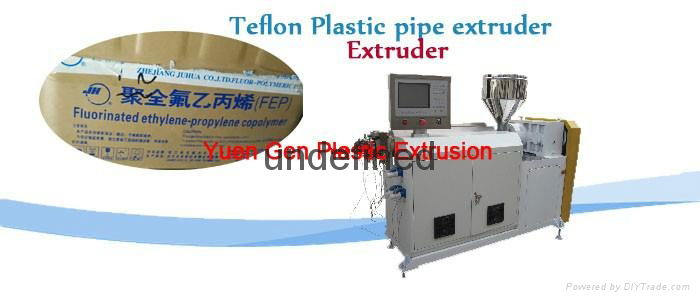 FPA ,EPA Teflon Plastic pipe Extrusion Product Line | Teflon Extruder 2