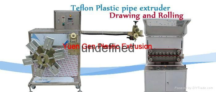FPA ,EPA Teflon Plastic pipe Extrusion Product Line | Teflon Extruder 3