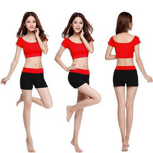 Top and Shorts Fashion Woman Sports Wear