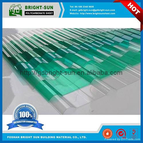 corrugated polycarbonate sheet