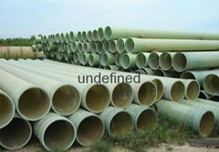 FRP GRP fiberglass pipe for mine/manucipal drainage