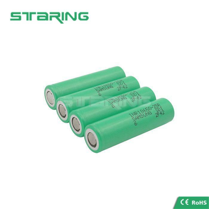 Orginal Samsung 25R 2500mah 3.6V 20A Vape Pen Rechargeable 18650 battery