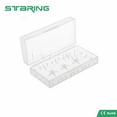Plastic colorful storage box for 18650 batteries