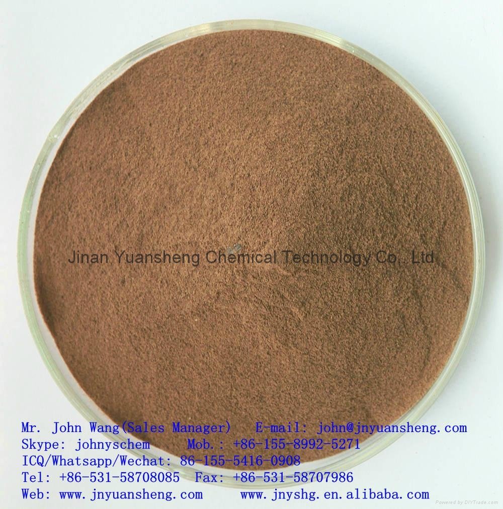 ASTM C494 Type A Concrete Water Reducer Calcium Lignosulfonate MG Powder 