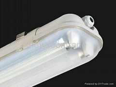 IP65 waterproof lighting fixtures T8 2x18W