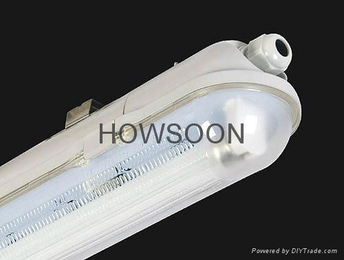 High  transparency PC diffuser waterproof light fixtures 1X58W