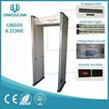 2017 UNIQSCAN New Walk Through Metal Detector UB500 with high sensitivity 1