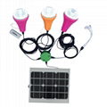 2016 new products portable solar kit with 9w PV solar panel. mini solar lighting 1