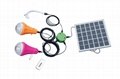 2016 new products portable solar kit with 9w PV solar panel. mini solar lighting 3