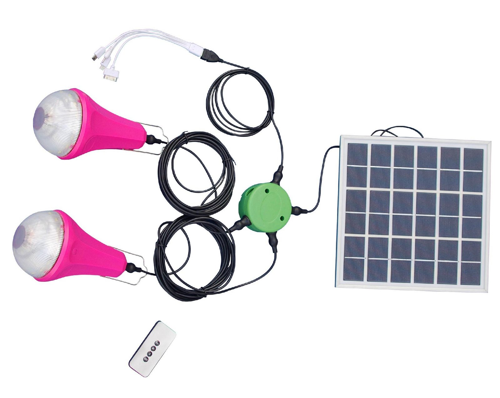 2016 new products portable solar kit with 9w PV solar panel. mini solar lighting 4
