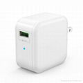 New Aukey Quick Charge 3.0 Cargador US Plug One- Port 18w Wall Travel Charger