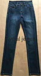 Straight - tube slim - fit female jeans