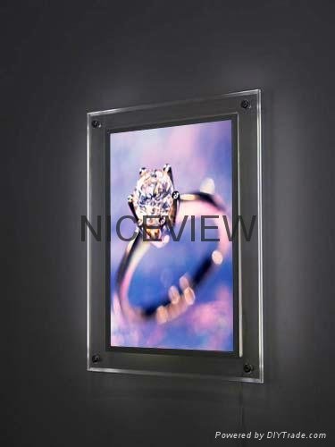single side&double side crystal light box /illuminance crystal poster frame 