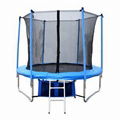 8FT Family Gardon Amusement Round Spring Trampoline With Net Inside 1