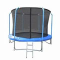 8FT New Round Spring Fiberglass Rod Trampoline 1