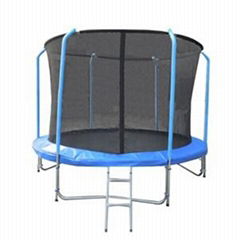 8FT New Round Spring Fiberglass Rod Trampoline