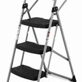 3 Steps Steel Ladder With Tools Shelf 1