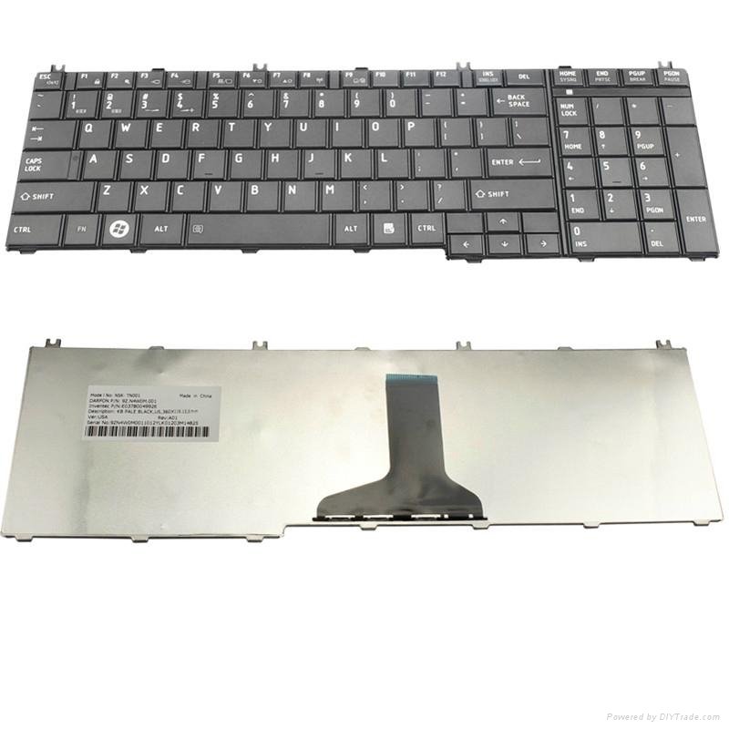 US Russian Spanish For Toshiba C650 Notebook Keyboards