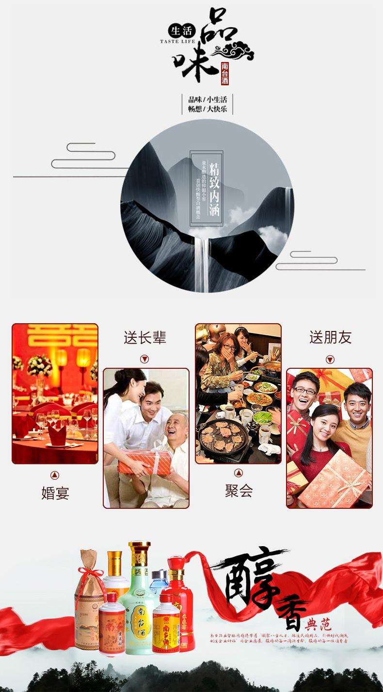 南臺酒新南臺/白酒特價整箱/白酒純糧酒高度 4