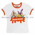Sublimation&Four Color Printing girl's T-shirt