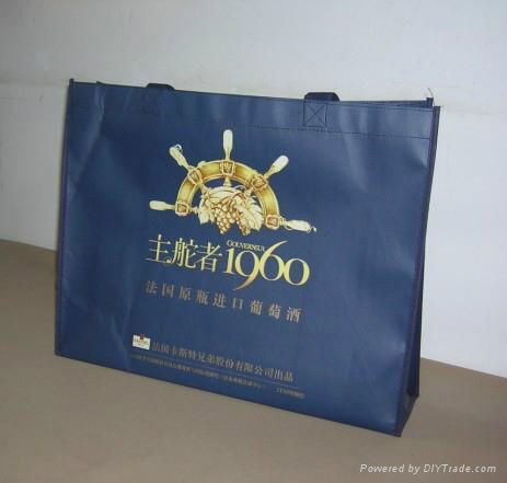 杭州定做手提可折叠无纺布袋|杭州供应覆膜购物袋