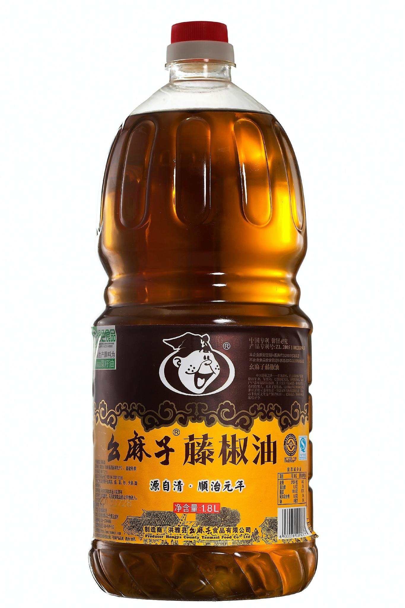 Chinese 1800ml Seasoning Vine Pepper Oil