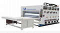 two colored carton printing and slotting machine