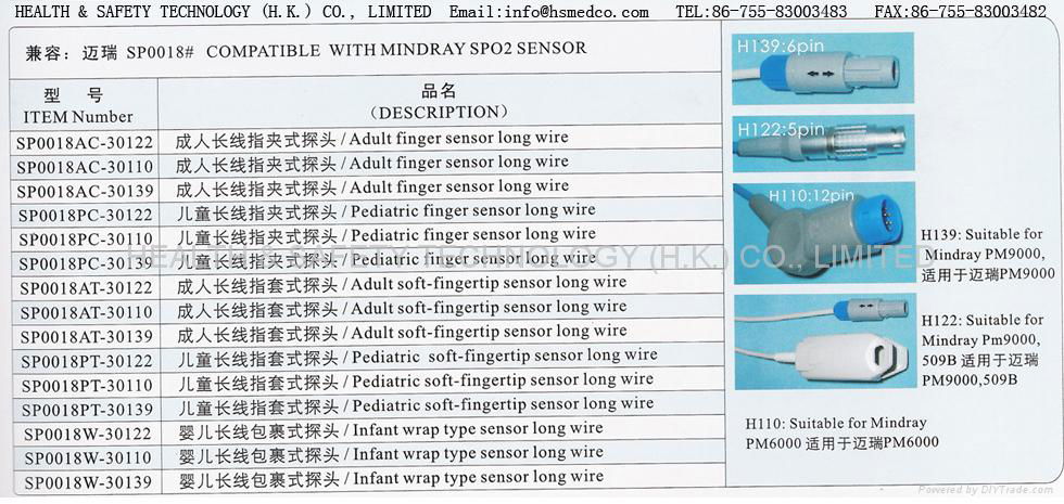 MINDRAY SPO2 SENSOR 2