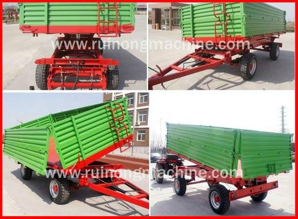 Good performance 8 ton dump farm grain trailer  2