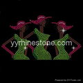 AKA Sorority Rhinestone Transfer Beautiful Lady Alpha Hotfix Motifs